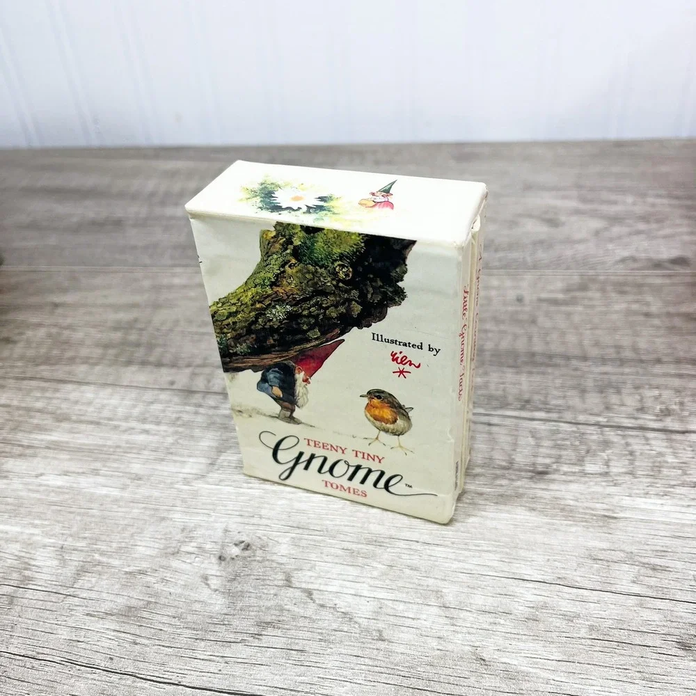 Teeny Tiny Gnome Tomes 1981 Mini Book Set Rien Poortvliet Harry N Abrams 3 Vol